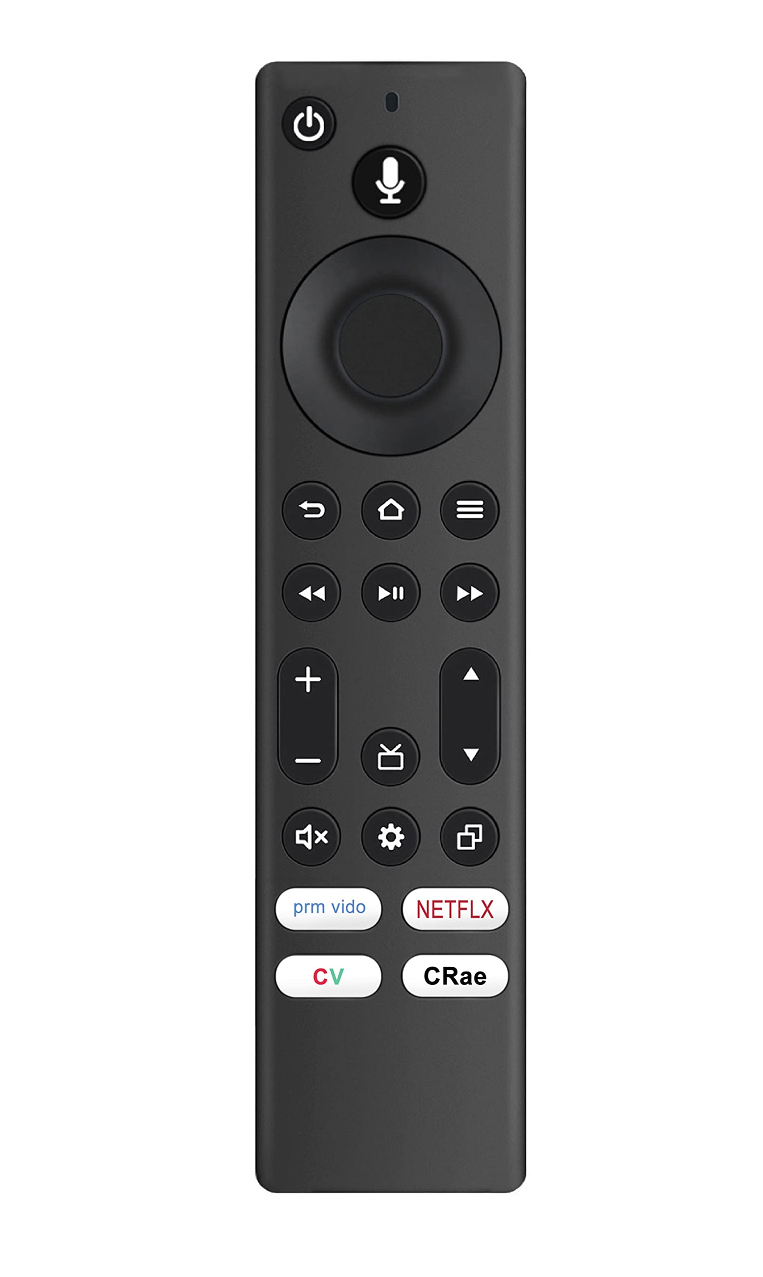 CT-RC1CA-21 Replace Voice Remote Control fit for Toshiba Edition TV 50LF621C21 Rev.J 43LF621C21 Rev.H 50LF621C21 REV.B 32LF221C21 Rev.A